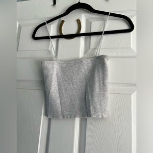 Gray tank top